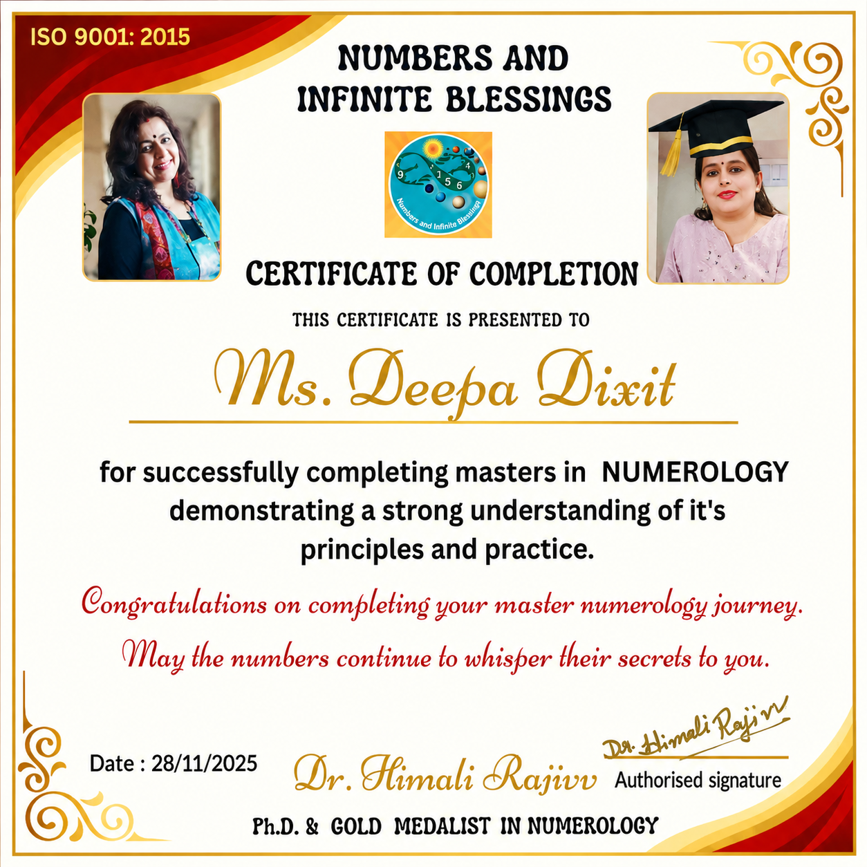 Certificate 1